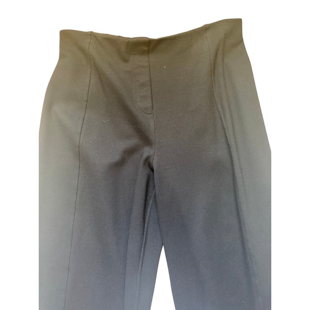 Lululemon Stretch Knit Straight Leg Pull-On Pants Black L Wide Leg Office Career - Picture 4 of 7